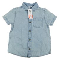 Nové - Světlemodrá lehká riflová košile M&Co.
