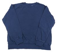 Tmavomodrá mikina H&M