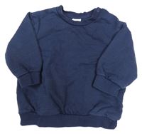Tmavomodrá mikina H&M