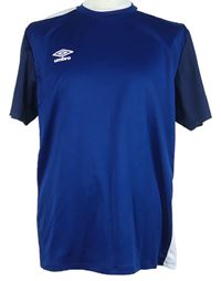 Pánské tmavomodré sportovní funkční tričko Umbro 