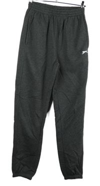 Pánske sivé cuff tepláky Slazenger