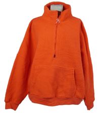 Dámska červená huňatá mikina Dunnes