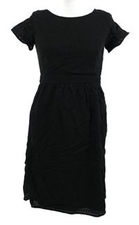 Dámské černé krajkové šaty Fat Face 