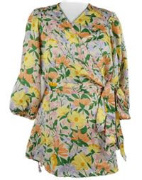 Dámská barevná květovaná zavinovací tunika Very 