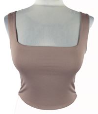 Dámský starorůžový crop top Amisu 