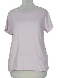 Dámske svetloružové tričko H&M