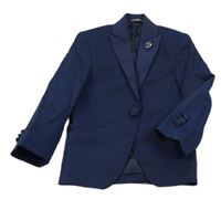 Tmavomodré slavnostní sako 