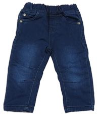 Tmavomodré teplákové rifle blue seven