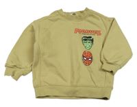 Béžová mikina s Avengers H&M