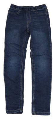 Modré teplákové džegíny H&M