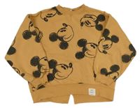 Béžová overisze mikina s Mickey Mousem Zara