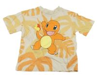 Světlebéžovo-oranžové tričko s Pokémonem H&M