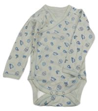 Bielo-modré zavinovací body s kačenkami, lodičkami a obrázkami