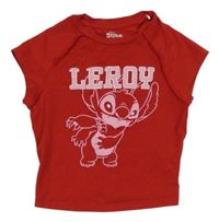 Červené tričko se Stitchem 