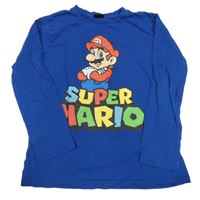 Modré triko Super Mario