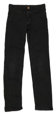 Čierne skinny rifle Denim
