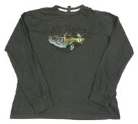 Sivé tričko s autom Zara