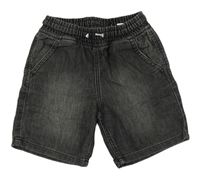 Šedé teplákovo/riflové kraťasy H&M
