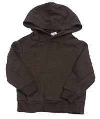 Čokoládová mikina s kapucňou H&M