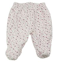 Bílo-růžové sametzové polodupky s houbičkami Ergee