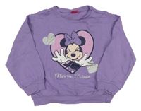 Fialová mikina s Minnei Disney