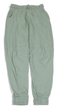 Světlezelené cuff tepláky F&F