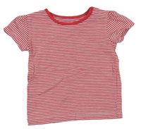 Ružovo-biele pruhované tričko M&S