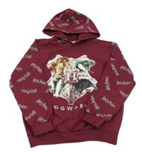 Vínová mikina Harry Potter s kapucňou