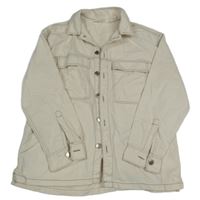 Smotanová rifľová bunda H&M