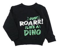 Čierna mikina s nápisom Little kids