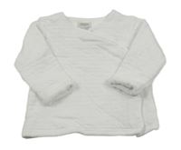 Bílá zavinovací mikina Mamas&Papas