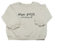 Svetloružová oversize mikina s nápisom F&F