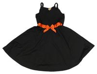 Kostým - Černé šaty se stuhou - Cruella Disney