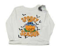 Nové - Biele tričko so Stitchem Primark