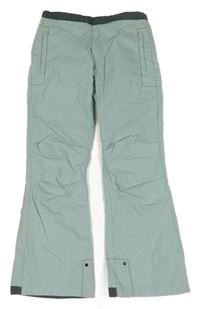 Světlemodré plátěné kalhoty 