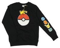 Nové - Černá mikina s Pokémony 