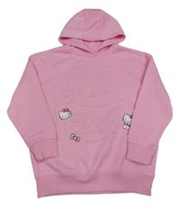 Světlerůžová mikina s Hello Kitty a kapucí Primark