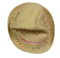 Béžový klobúk s pruhom H&M vel. 110/116