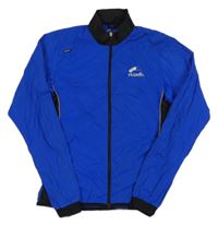 Safírovo-černá šusťáková funkční bunda skinfit