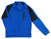 Modro-čierna prepínaci športová mikina s logom PUMA