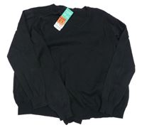 Nové - 2x - Čierny sveter George