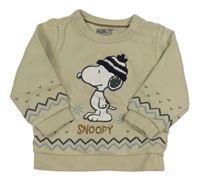 Béžová mikina se Snoopym C&A