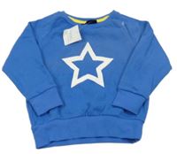Nové - modrá mikina s hvězdou Next