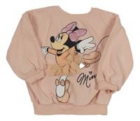 Růžová mikina s Minnie F&F