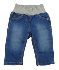 Modré rifle s úpletovým pasom S. Oliver