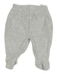 Světlešedé melírované sametové polodupky Ergee