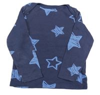 Tmavomodré tričko s hviezdami F&F