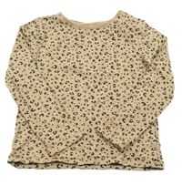 Hnedé vzorované tričko H&M