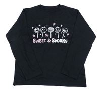 Čierne tričko s lízátky