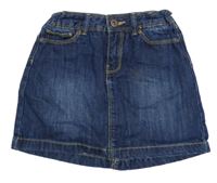 Tmavomodrá rifľová sukňa Okaidi